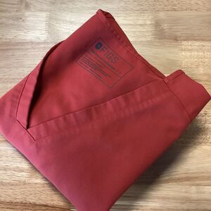 EUC Ladies FIGS Casma 3 Pocket Scrub Top - Orange-‎ Large